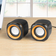 YEEZE A1 Multimedia USB2.0 Desktop Speaker Mini Computer Notebook Speaker, White Blue, White Green, White Purple, White Orange, Black Blue, Black Green, Black Purple, Black Prange, Electroplated Black Gold, Electroplated White, Electroplated Black�����...