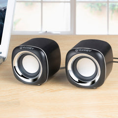 YEEZE A1 Multimedia USB2.0 Desktop Speaker Mini Computer Notebook Speaker, White Blue, White Green, White Purple, White Orange, Black Blue, Black Green, Black Purple, Black Prange, Electroplated Black Gold, Electroplated White, Electroplated Black�����...