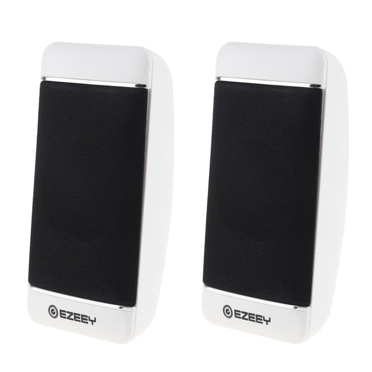 YEEZE S4 Notebook PC Mini Speaker Wired USB 2.0 Portable Speaker, White, Black