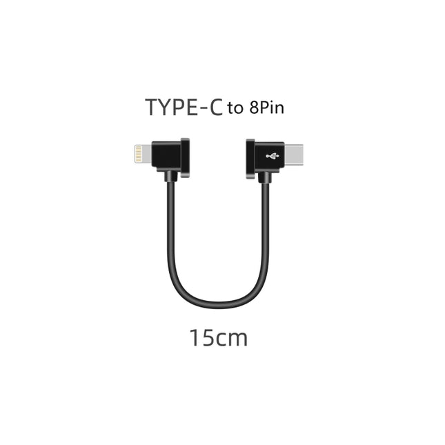 Sunnylife TY-X9304 Suitable For DJI Mavic Air 2S / DJI FPV Flight Glasses V2 / Mavic Mini2 / Osmo Pocket 2 Mobile Phone Tablet Cable, 15cm Type-C to 8 Pin Cable, 15cm Type-C to Micro USB  Cable, 15cm Type-C to Type-C Cable, 30cm Type-C to 8 Pin Cable  ...