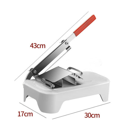 Lamb Slicer Household Manual Vegetable Cutter Meat Slicer, White