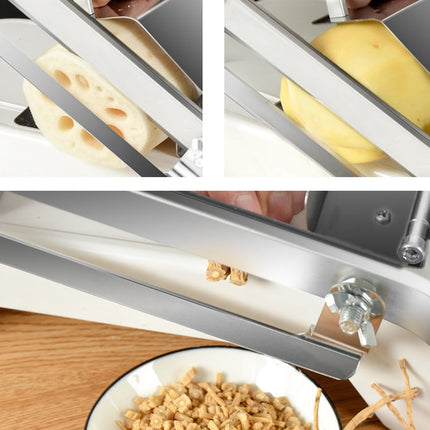 Lamb Slicer Household Manual Vegetable Cutter Meat Slicer, White