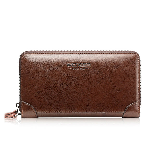 WEIXIER W88  Handbags Men Pu Hand Tested Handbags Multi-Function Wallet, Black, Brown