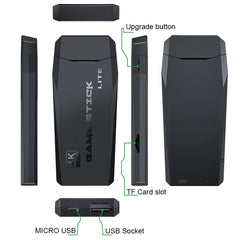 Y3 Lite Wireless Doubles HD Game Console, 32G 3000 Games, 64G 10,000 Games