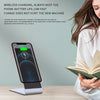 Y13 15W Magnetic Wireless Mobile Phone Holder Charger for iPhone, Black, Silver