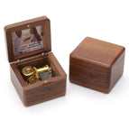 Walnut Gold-Plated Movement