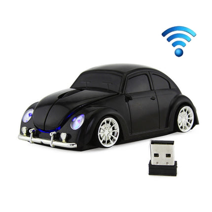 CM0010B 1200 DPI 3-keys Car Shape Wireless Mouse, Yellow, Red, Blue, Black