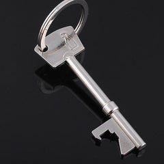 15 PCS Key Shape Keychain Beer Bottle Opener, Key Shape