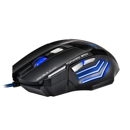 IMICE X7 2400 DPI 7-Key Wired Gaming Mouse with Colorful Breathing Light, Cable Length: 1.8m