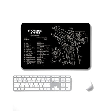 2 PCS Heat Transfer Non-Slip Single-Sided Office Gaming Mouse Pad, 2mm, 3mm