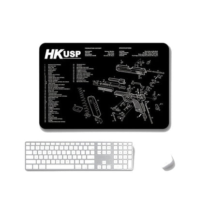 2 PCS Heat Transfer Non-Slip Single-Sided Office Gaming Mouse Pad, 2mm, 3mm