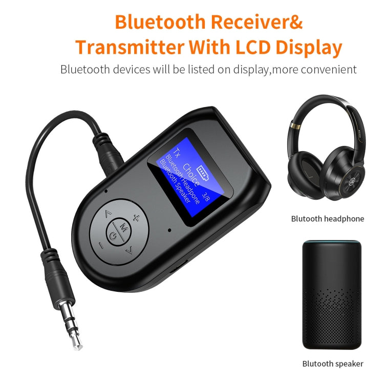 Bluetooth 5.0 Audio Launch Reception Call Three-In-One TV Computer Game Music Bluetooth Adapter