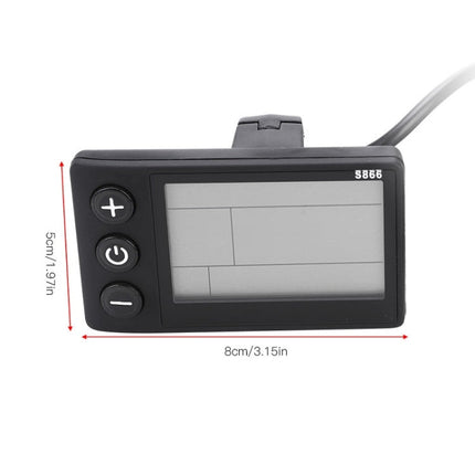 LCD Display Electric Bicycle Dashboard, B Type 36V / 48V