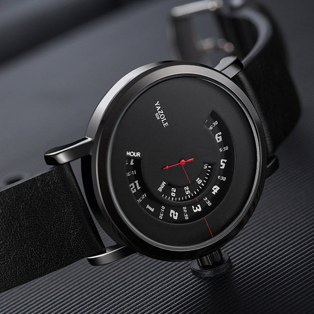 YAZOLE Turntable Men Quartz Watch