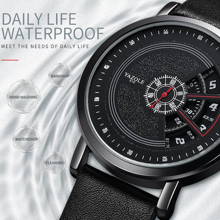 YAZOLE Turntable Men Quartz Watch