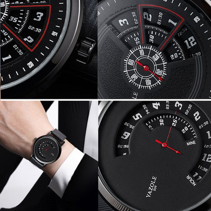 YAZOLE Turntable Men Quartz Watch