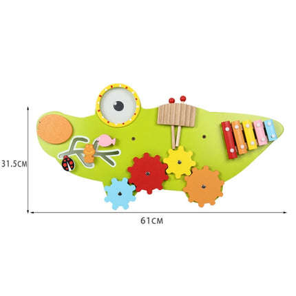 Children Early Education Puzzle Wall Toys Wall Games Montessori Teaching Aids, Style:, Crocodile, Owl, Giraffe, Worm