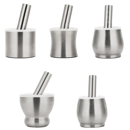 Kitchen 304 Stainless Steel Garlic Masher Spice Bean Nut Grinder