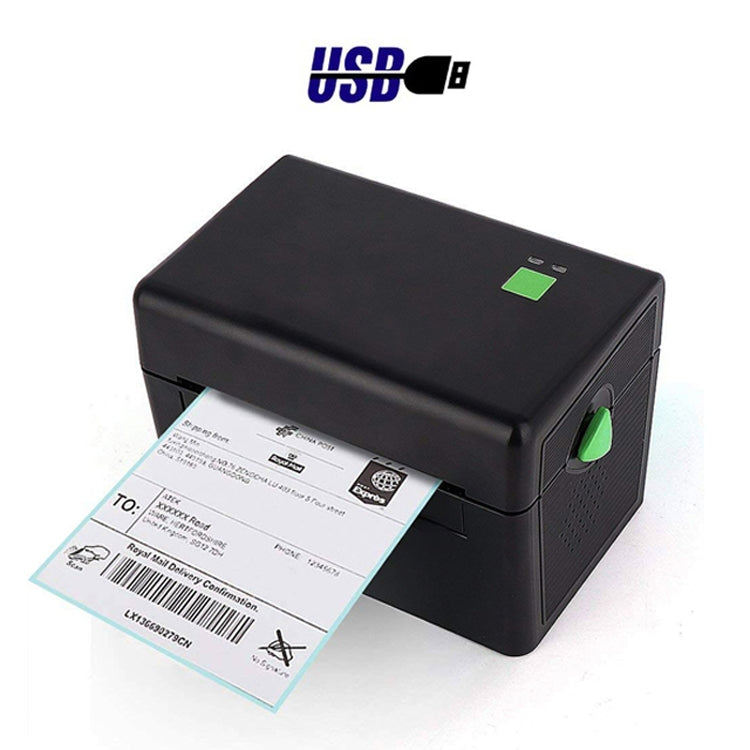 XP-108B 4 Inch 108mm Label Printer Thermal Barcode Printer Shipping Label Printers UPS DHL USPS DPD POCHTA USB Bar Code Maker,EU Plug, USB, USB + Bluetooth Version