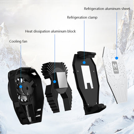 MEMO Semiconductor Cooling Mobile Phone Radiator with Colorful Lights, DL05, DL06
