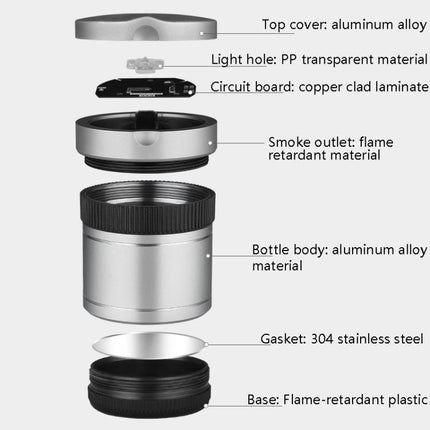 BEN.JACK Ashtray With Cover Personality Multi-Function Universal Car Ashtray