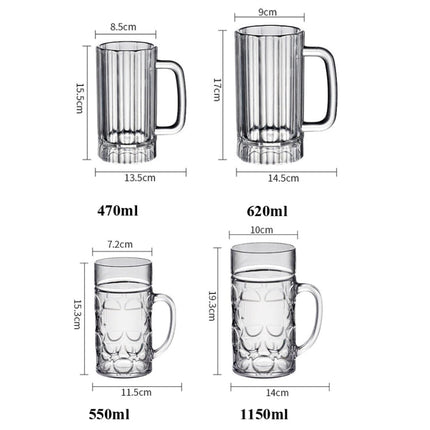 Acrylic Beer Glass KTV Bar Beer Glass, 2 PCS 470ml No. 1  Cup, 620ml  No. 2 Cup, 550ml  No. 3 Cup, 1150ml   No. 4  Cup, 370ml No. 5  Cup, 550ml No. 6  Cup, 450ml  No. 7 Cup, 500ml No. 8   Cup, 3 PCS 320ml  No. 9 Cup, 420ml No. 10   Cup, 520ml  No. 11  ...