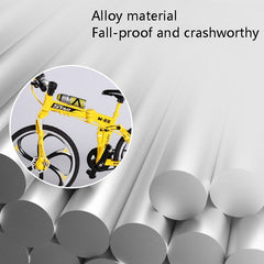 1:8 Scale Simulation Alloy Bicycle Model Mini Bicycle Toy Decoration