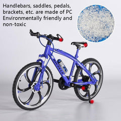 1:8 Scale Simulation Alloy Bicycle Model Mini Bicycle Toy Decoration