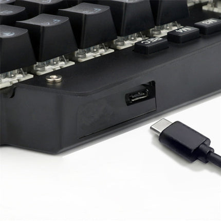 K700 44 Keys RGB Luminous Switchable Axis Gaming One-Handed Keyboard, Cable Length: 1m, Blue Shaft, Tea Shaft, Black Shaft, Red Shaft