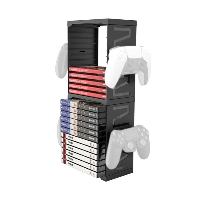 IPLAY Multi-Function Storage Bracket For Gamepad Card And Disc For PS4/PS5/XBOX/Switch, HBS-259