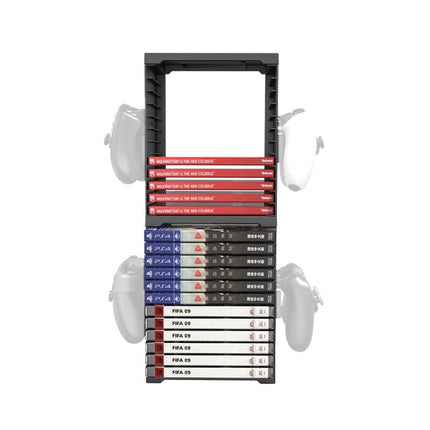 IPLAY Multi-Function Storage Bracket For Gamepad Card And Disc For PS4/PS5/XBOX/Switch, HBS-259