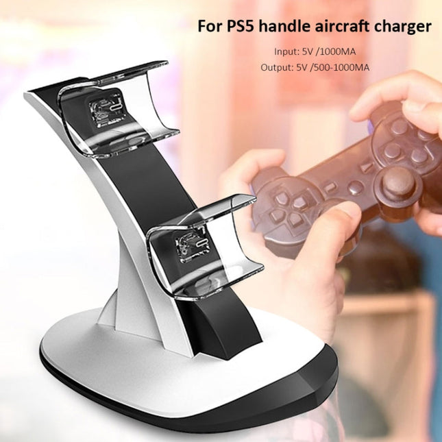 IPLAY HBP-314 Wireless Bluetooth Handle Two-Seater Charger For PS5, HBP-314