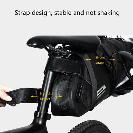 Rhinowalk RK19511 Full Waterproof Bicycle Saddle Tail Bag Big Capacity Road Bike Bag