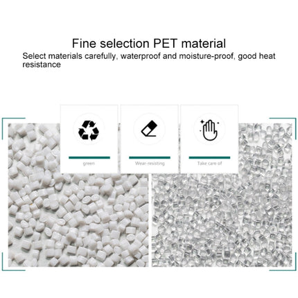 Kitchen Desktop Wardrobe Foldable Cabinet Storage Rack, White, Transparent