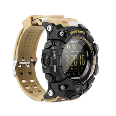 Waterproof Sports Smart Watch EX16S Camouflage Outdoor Bluetooth Remote Pedemeter Long Standby, Camouflage Green, Camouflage Yellow, Green, Black