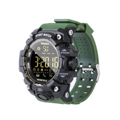 Waterproof Sports Smart Watch EX16S Camouflage Outdoor Bluetooth Remote Pedemeter Long Standby, Camouflage Green, Camouflage Yellow, Green, Black