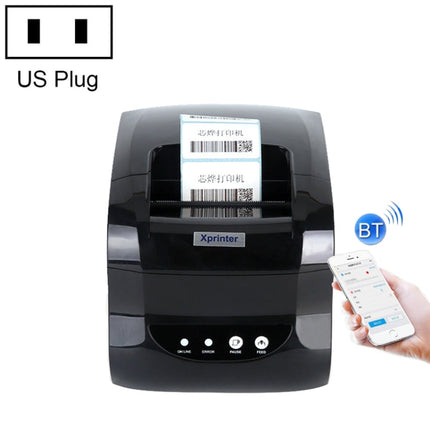 Xprinter XP-365B 80mm Thermal Label Printer Clothing Tag Supermarket Barcode Printer, US Plug, EU Plug, UK Plug, AU Plug