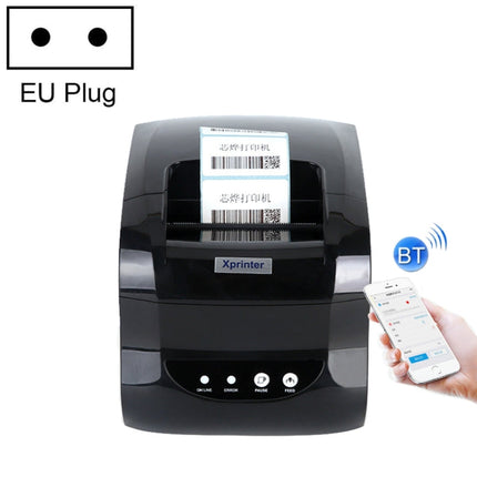 Xprinter XP-365B 80mm Thermal Label Printer Clothing Tag Supermarket Barcode Printer, US Plug, EU Plug, UK Plug, AU Plug