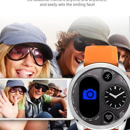 T3 Dual Display Smart Watch For Men IP68 Waterproof Fitness Bracelet 15 Days Standby Business Smartwatch Activity Tracker, Black, Gray, Blue, Orange, Dark Brown