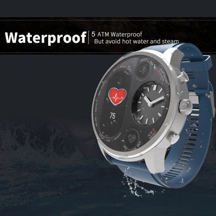 T3 Dual Display Smart Watch For Men IP68 Waterproof Fitness Bracelet 15 Days Standby Business Smartwatch Activity Tracker, Black, Gray, Blue, Orange, Dark Brown