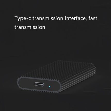 Blueendless M3T MSATA Mobile Hard Disk Box TYPE-C Transfer USB3.1 Notebook Solid Hard Disk Box, Blueendless