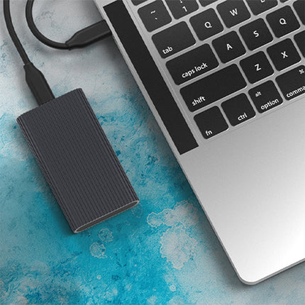 Blueendless M3T MSATA Mobile Hard Disk Box TYPE-C Transfer USB3.1 Notebook Solid Hard Disk Box, Blueendless