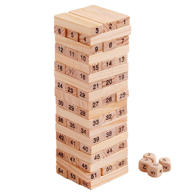 54pcs /Set Childrens Educational Building Block Toys Stacking Game