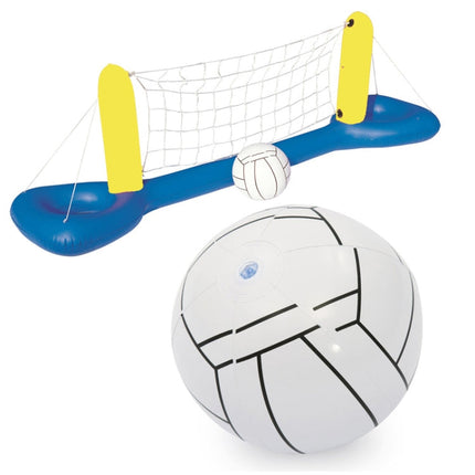 Beach Toys Adult Children Parent-Child Swimming Pool Playing Inflatable Beach Ball Toys, Style:, 52133 Volleyball Net + Ball, 52123 Handball Door + Ball, 2 in 1 Set  + 2 Balls, 3 in 1 Set + 3 Balls