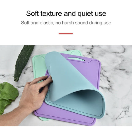 Silicone Anti-mildew And Heat-resistant Vegetable Cutting Board For Household Kitchen