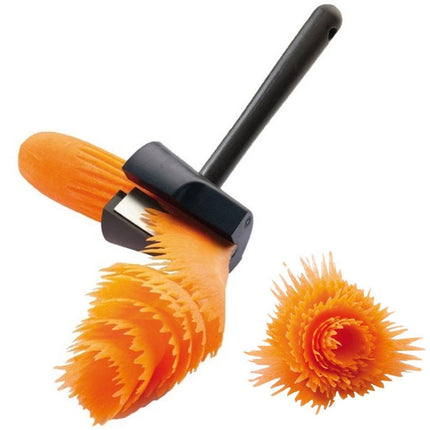 Plastic Vegetable Cutter Spiral Slicer Peeler Fruits Device Kitchen Gadget, Spiral Slicer