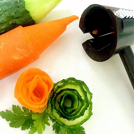 Plastic Vegetable Cutter Spiral Slicer Peeler Fruits Device Kitchen Gadget, Spiral Slicer