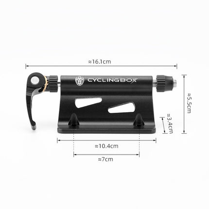CYCLINGBOX BG-0171 Bike Aluminum Portable Quick-Removal Front Fork Fixed Frame Rear Hanging Frame Car Top Fixture Equipment