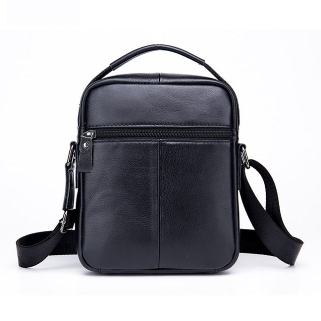 BUFF CAPTAIN 777 Men Leather Shoulder Bag First-Layer Cowhide Retro Large Capacity Satchel