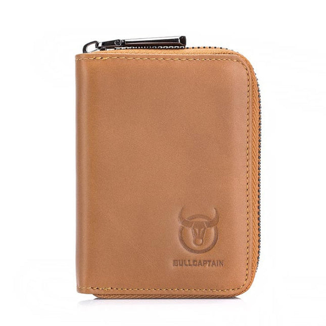 BUFF CAPTAIN 05 Head Layer Leather Card Bag Men Casual Leather Driver'S License Card Package
